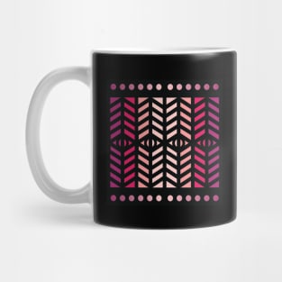 “Dimensional Wisdom” - V.5 Red - (Geometric Art) (Dimensions) - Doc Labs Mug